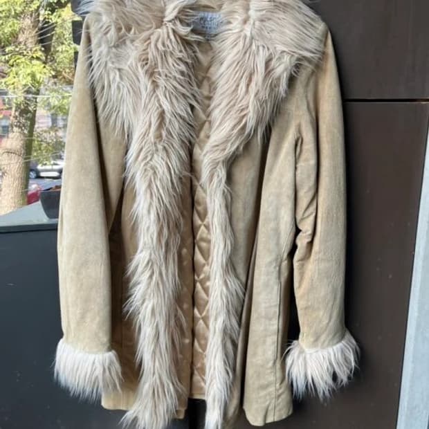 90s suede 퍼 자켓