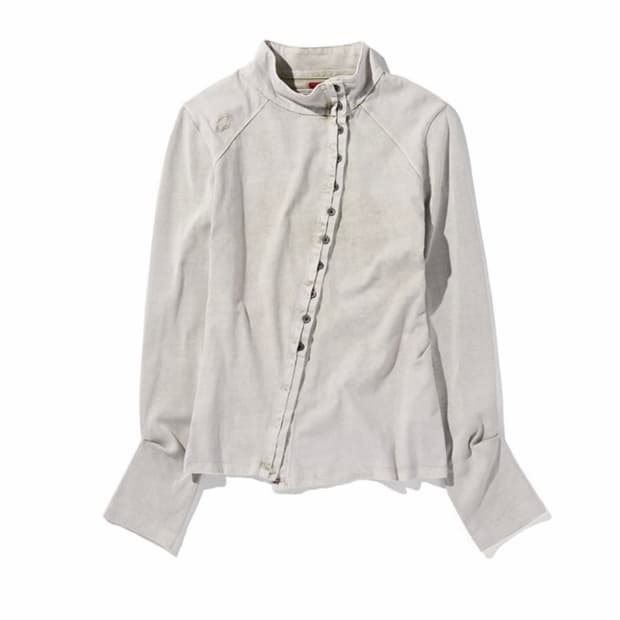 미스치프 워시드 저지 셔츠 라이트베이지 S