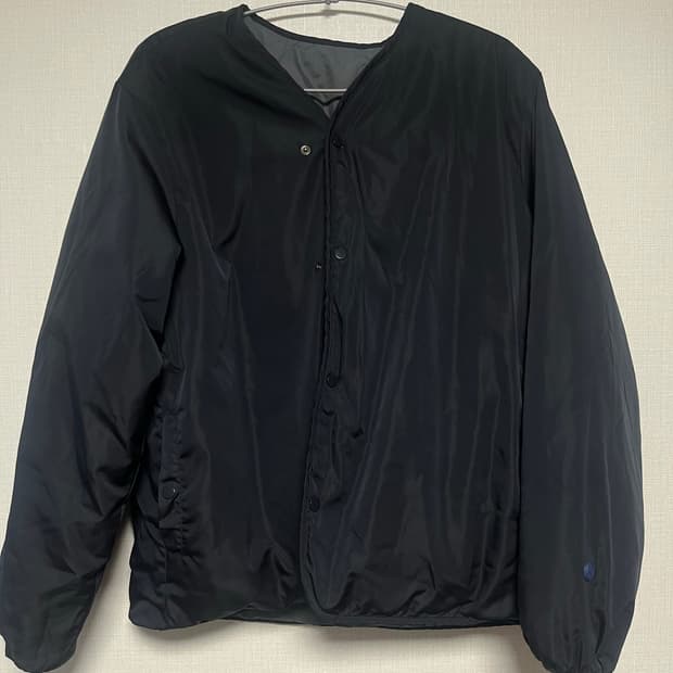 나나미카 리버서블 다운 가디건 네이비