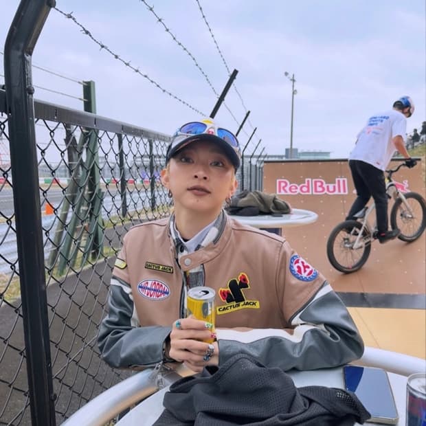 료카 착용 나이키 조던 x 트래비스 스캇 캑터스 레더 자켓 XL 새상품