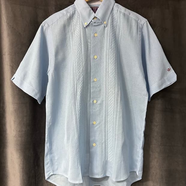 아나나코튼 Anana Cotton 핸드메이드 과야베라 반팔 셔츠 L