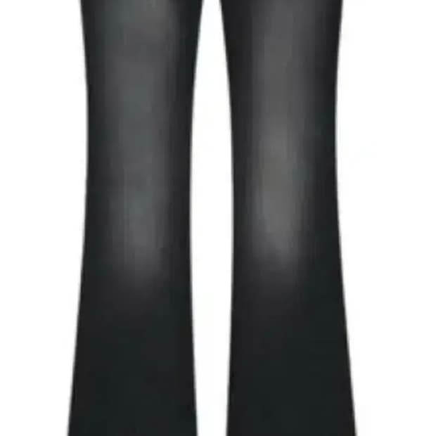 뮤트유 불금 팬츠 블랙 데님 부츠컷 팬츠 L 새상품 팔아요