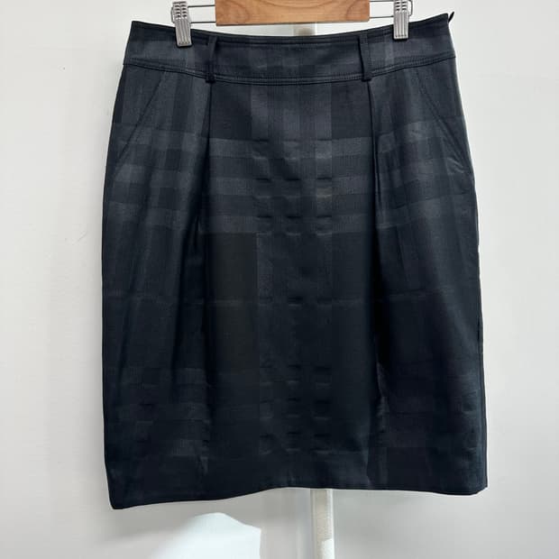 버버리 체크 스커트