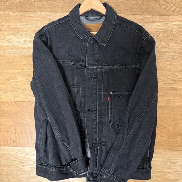 리바이스 흑청자켓