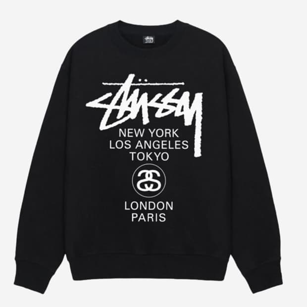 스투시 월드투어 맨투맨 M 