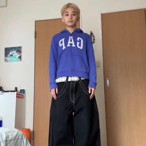 갭 후드집업
