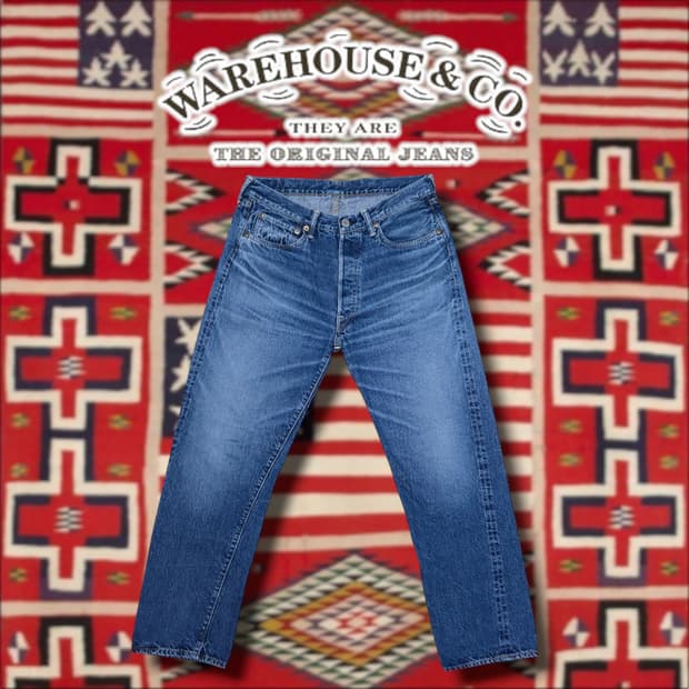 [32] 웨어하우스 세컨핸드 1101 데님 팬츠 라이트 인디고