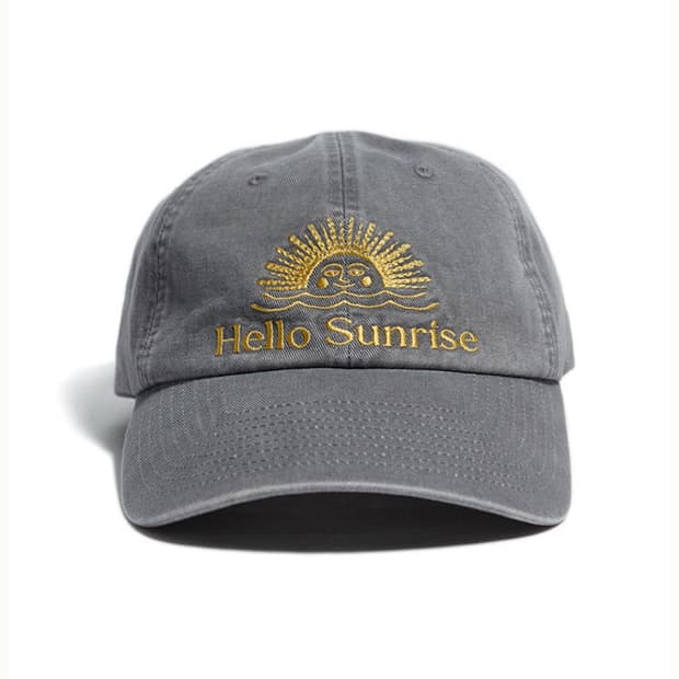 헬로선라이즈 Washed OG Logo Ball Cap (Grey) 