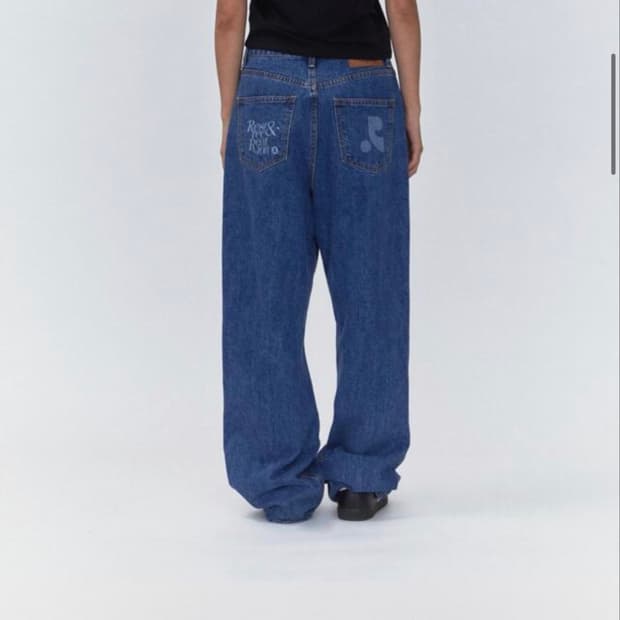 레스트앤레크레이션 RR WIDE JEANS - BLUE