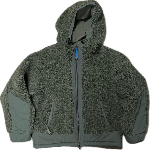 Covernat 예티 플리스 웜업 자켓 올리브
