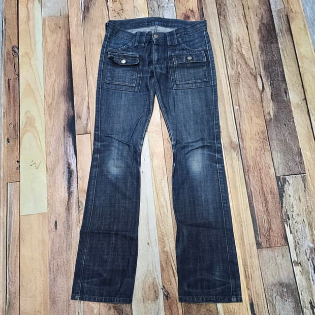 00s Japan Vintage Lee 로우라이즈드 데님 부시팬츠 32