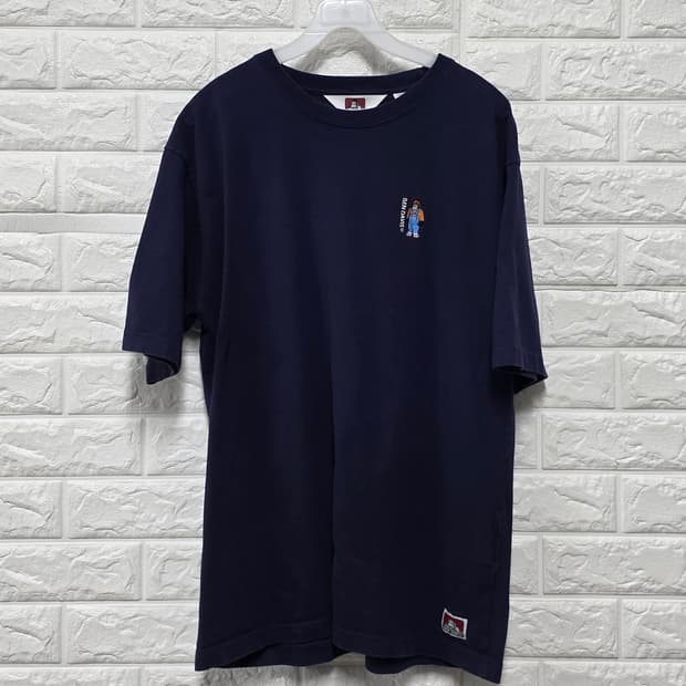 벤 데이비스 네이비 반팔 티셔츠 XL