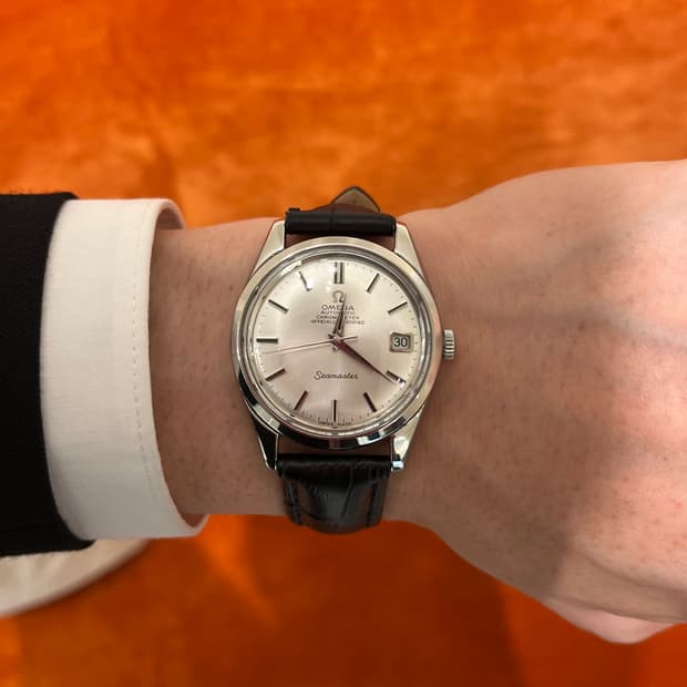 빈티지 오메가 씨마스터 크로노미터 (화이트실버) 오토매틱 36mm