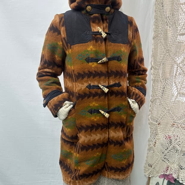 amina 후드 떡볶이 코트