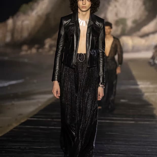 [BTS 지민님 착용] 생로랑 20ss 웨스턴 카프 레더 자켓