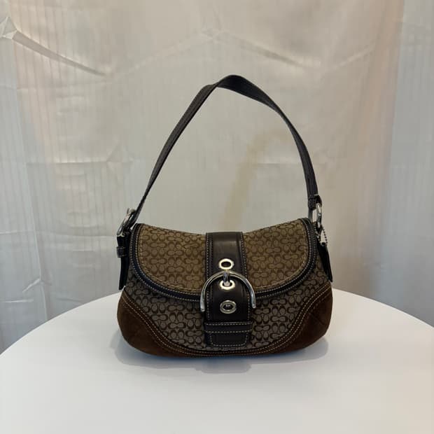 정품 코치 버클 호보백    