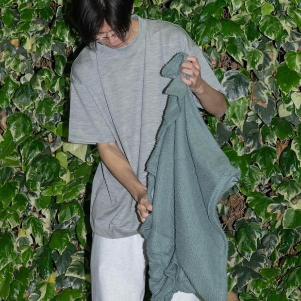 [XL] Wonton Little Bit short & Merino T