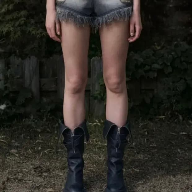 보헤미안서울 워싱 데미지 쇼츠 s
