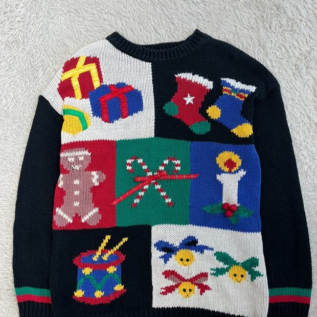 빈티지 크리스마스 니트/#2793