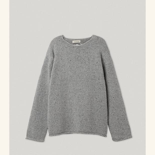 smooth mood mathilda knit gray
