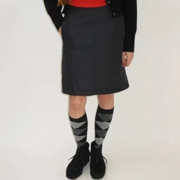 썬번프로젝트 패딩 스커트