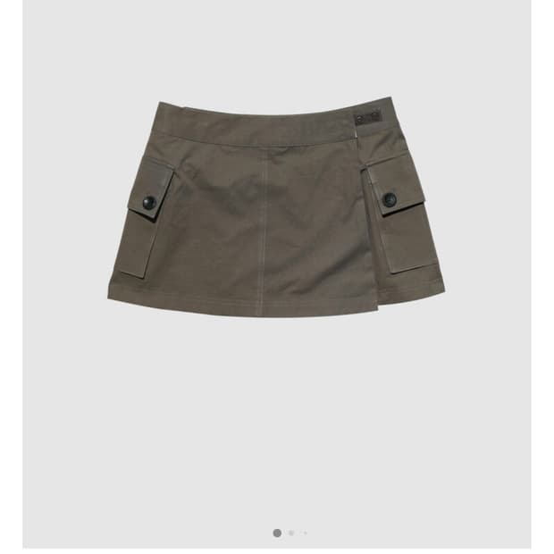 구해요!!))인앤양인하모니 리버시블 미니스커트 브라운