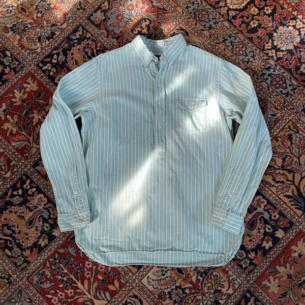 🌊Polo oxford pull-over shirts