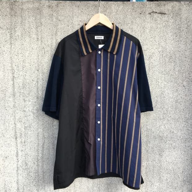 Coohem 패치워크 셔츠 (XL)