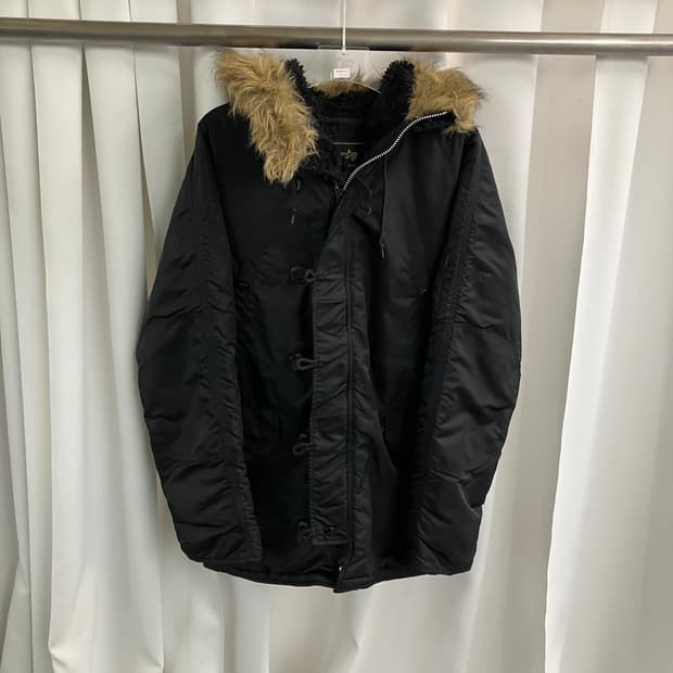 알파인더스트리 N3B 블랙 파카 L