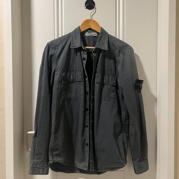 스톤아일랜드 가먼트다잉 오버셔츠 M