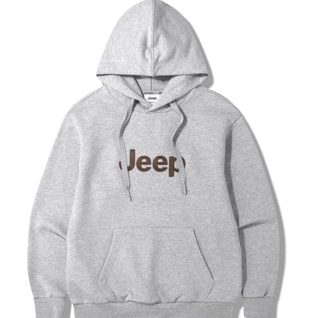 새상품) Jeep 지프 체인 빅 로고 Hoodie