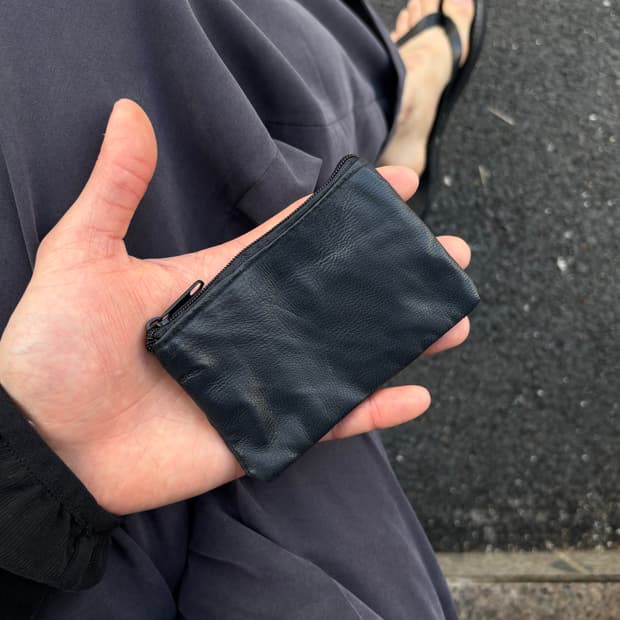 no brand handmade lambskin wallet