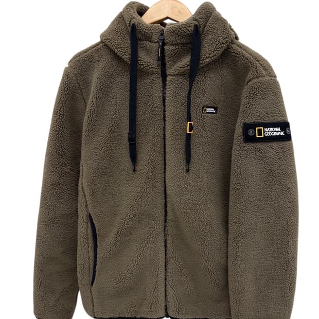 내셔널지오그래픽 플리스 카키브라운 (L) 