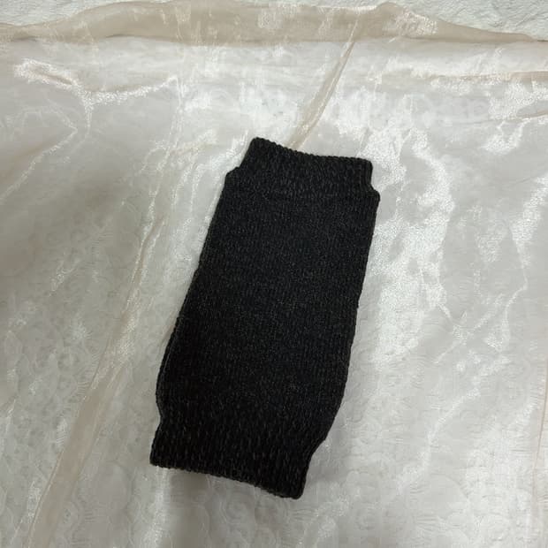 빈티지 블랙 니트 발토시레그워머