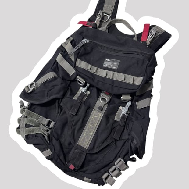 오클리 블랙 고프코어 테크니컬 백팩