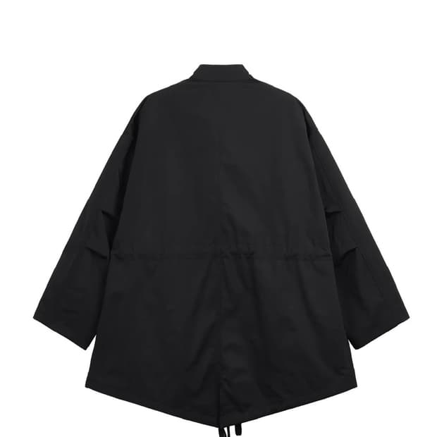 COSMOSS oversized wind trench jacket