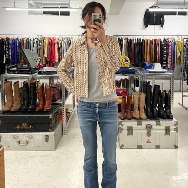 MICHEL KLEIN crochet jacket 크로쉐 자켓