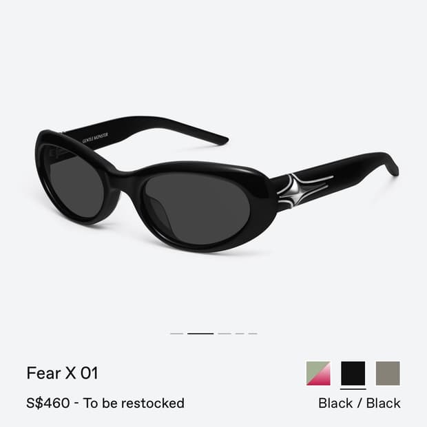 젠틀몬스터 볼드 Fear X