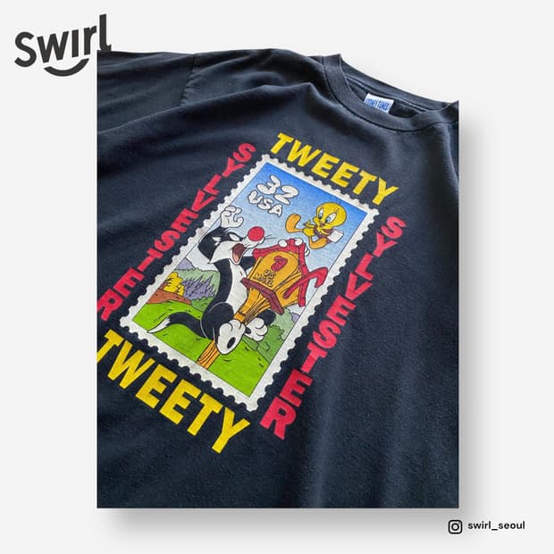 🌊90s looney tunes tshirts