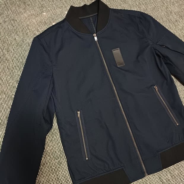 마인드브릿지 세련된 네이비 블루종 점퍼 (105)