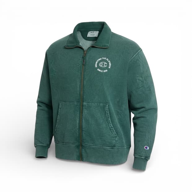 챔피온 워시드 집업 자켓 L