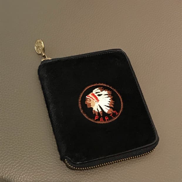 80-90s 재팬 준코 시마다 인디언 자수 part 2 송치가죽 지갑