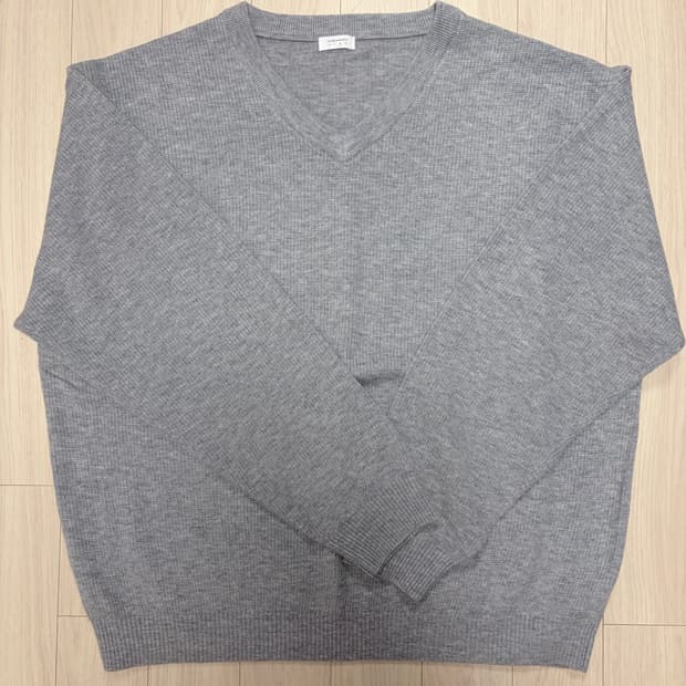 Crepuscule 울100 브이넥 니트 그레이 2사이즈