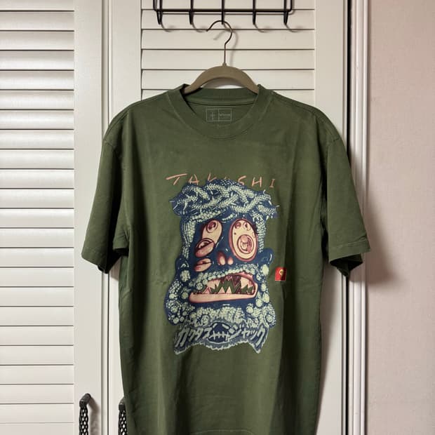 트래비스스캇 캑터스잭 X무라카미 타카시 멜티드 유토피아 조디악 티셔츠 L