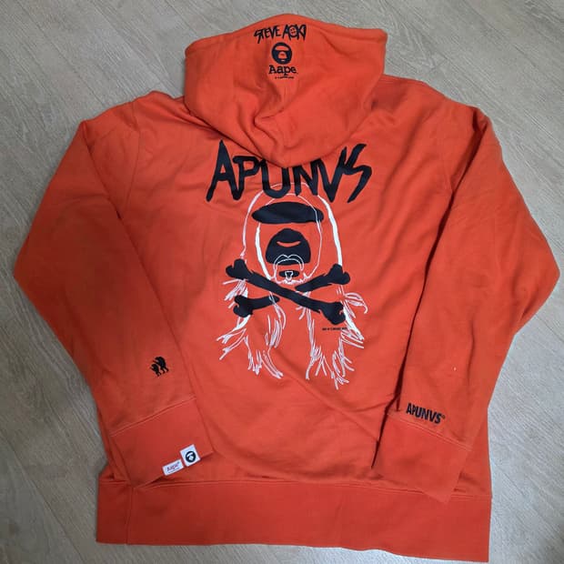 Aape 에이프 X 스티브 아오키 후드티 2XL