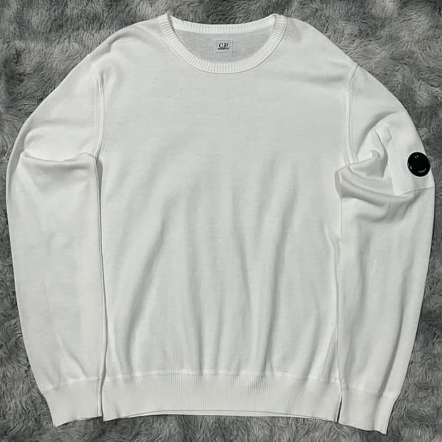cp컴퍼니 렌즈 화이트 니트 XXL