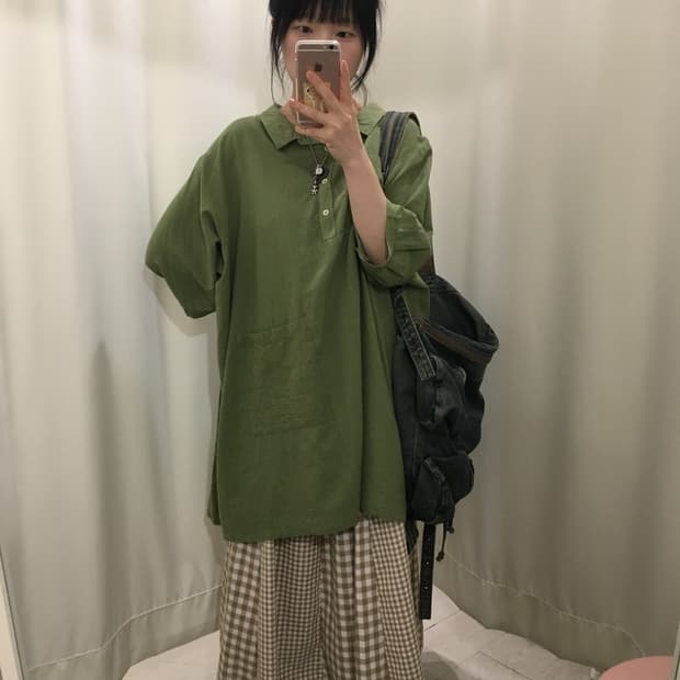 Green over pocket onepiece