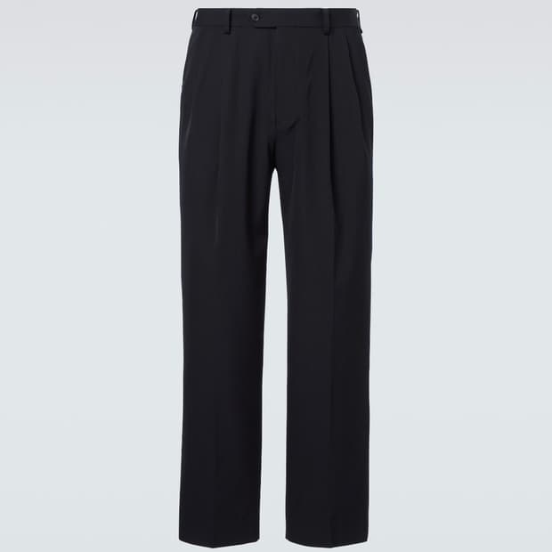 오라리 울 맥스 개버딘 팬츠