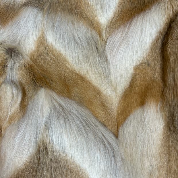 베이지브라운 퍼자켓