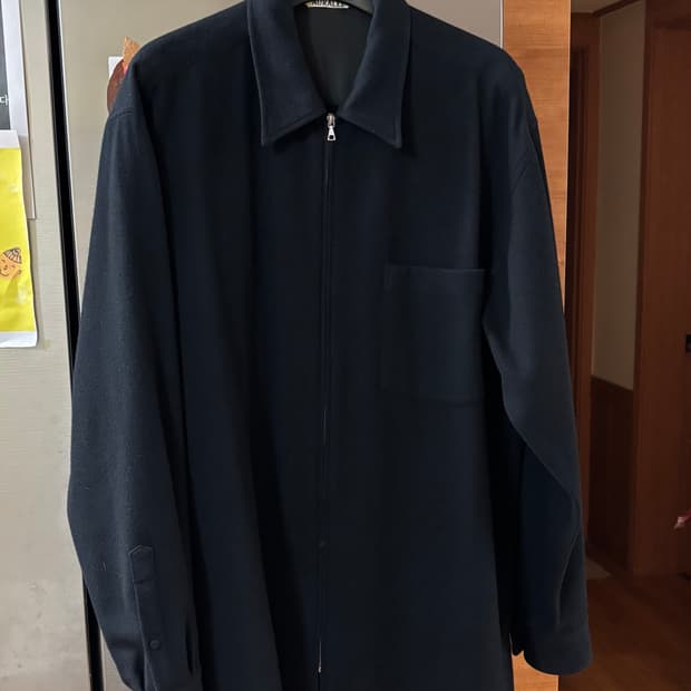 오라리 울 블루종 블랙 4사이즈